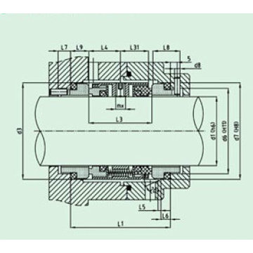 Стандартное механическое уплотнение для насос (HUU803)